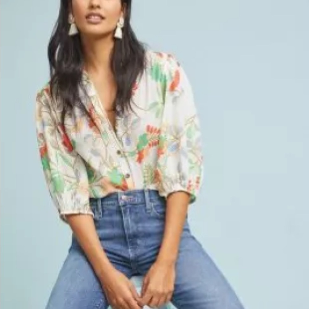 Anthropologie Kalapana Blouse